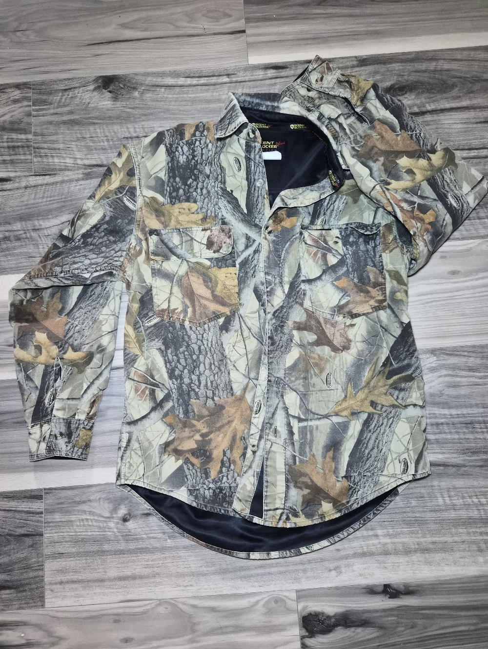 Men's Camouflage Hunting Jacket - Realtree Style Camo